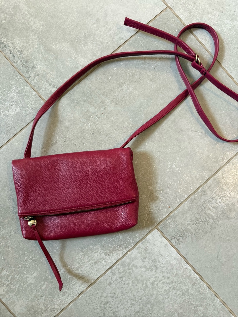 Hobo International Grant small Crossbody Bag in Berry $148 - Picture 3 of 11